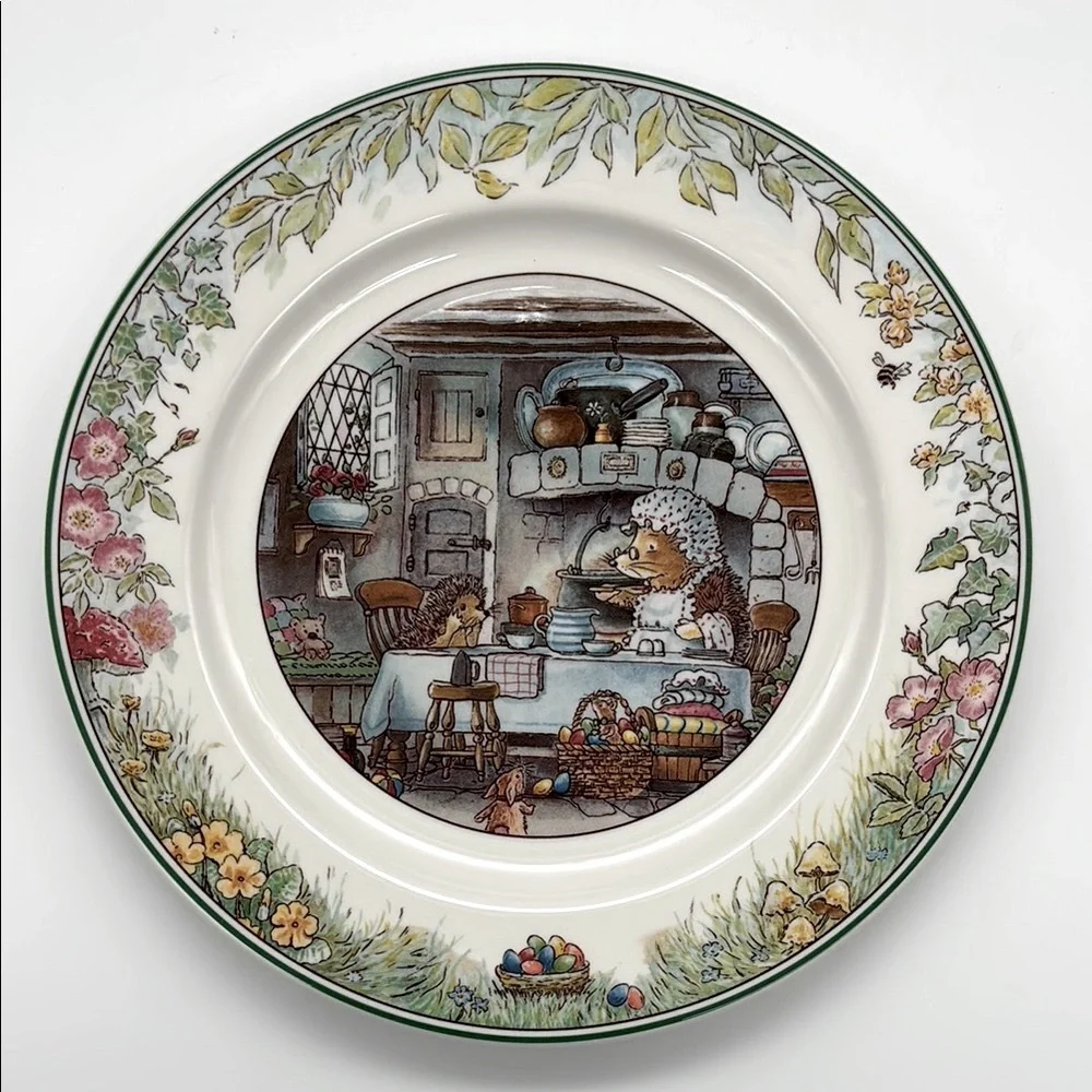Vintage Villeroy & Boch Foxwood Tales 8” Salad/Dessert Plate “Kitchen”